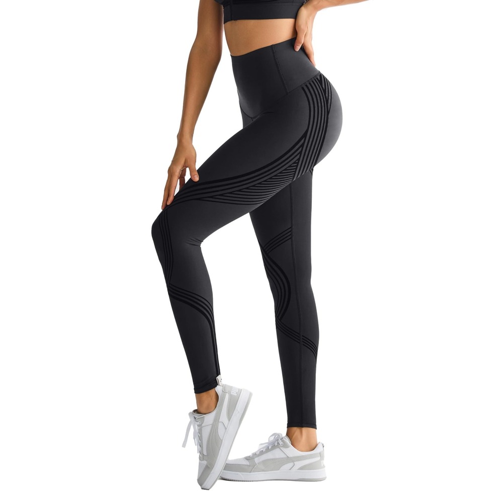 NWT Orolay High Waisted Compression Yoga Leggings‎ 7/8 Black XS